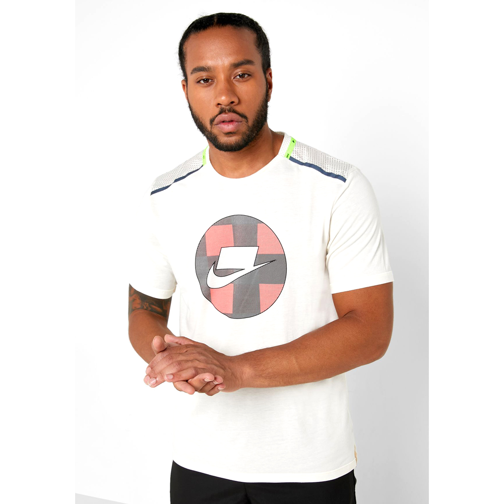 Tricou bărbătesc Nike M NK WILD RUN TOP SS MESH L Bej photo 4