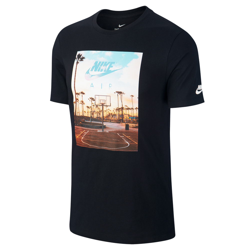 Tricou bărbătesc Nike M NSW SS TEE COURT 1 L Negru photo 1 Tricou bărbătesc Nike M NSW SS TEE COURT 1 L Negru photo 1