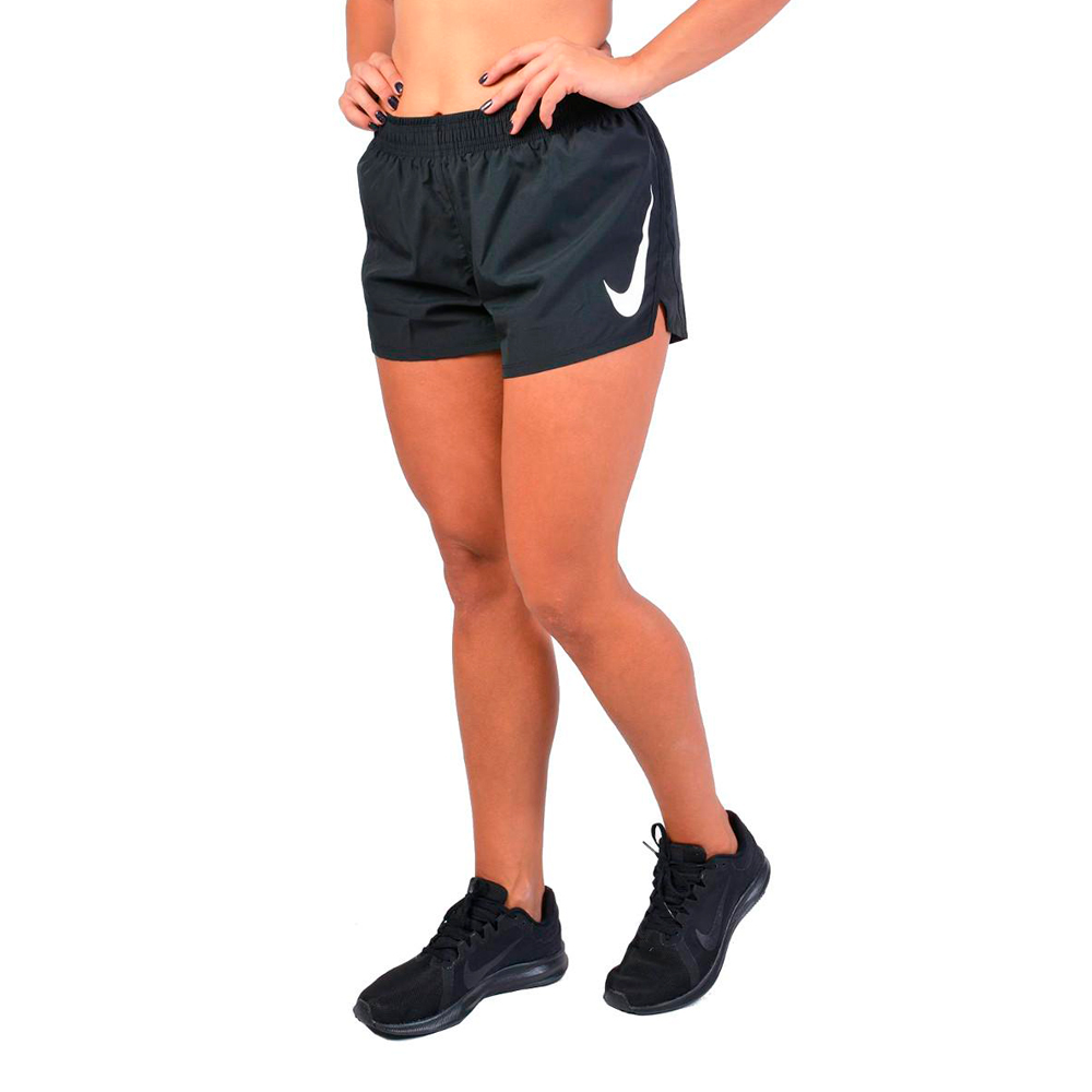 Sorti Nike SWOOSH RUN SHORT / Femei / L / Negru photo 4