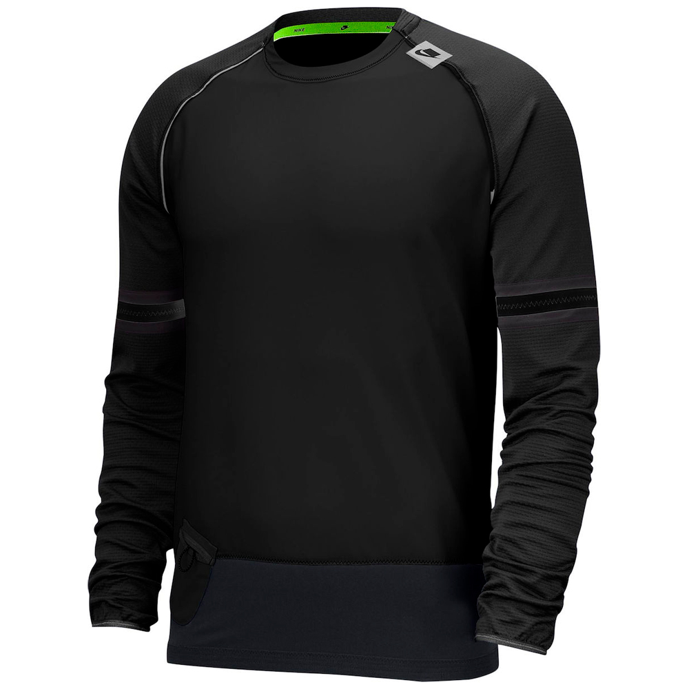 Hanorac pt bărbați Nike M NK WILD RUN MIDLAYER 2 L Negru photo 1