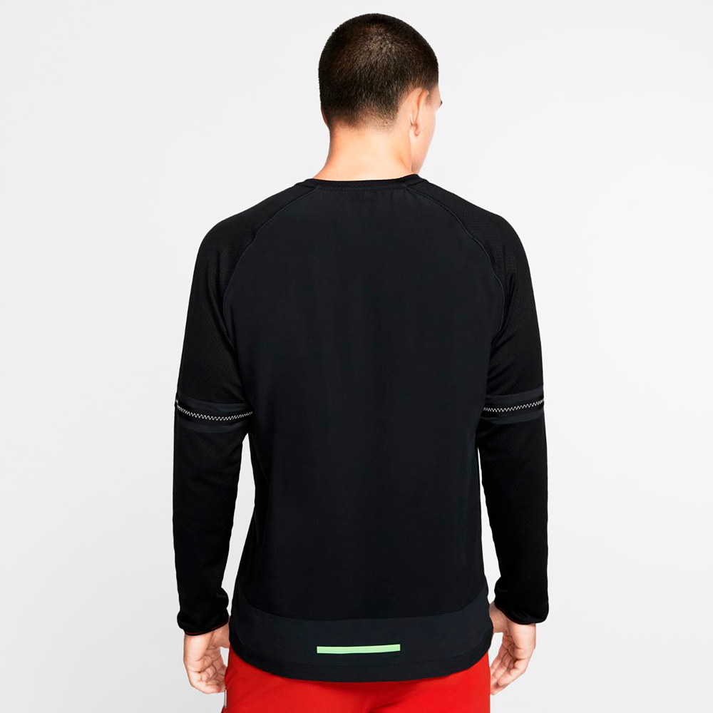 Hanorac pt bărbați Nike M NK WILD RUN MIDLAYER 2 L Negru photo 3