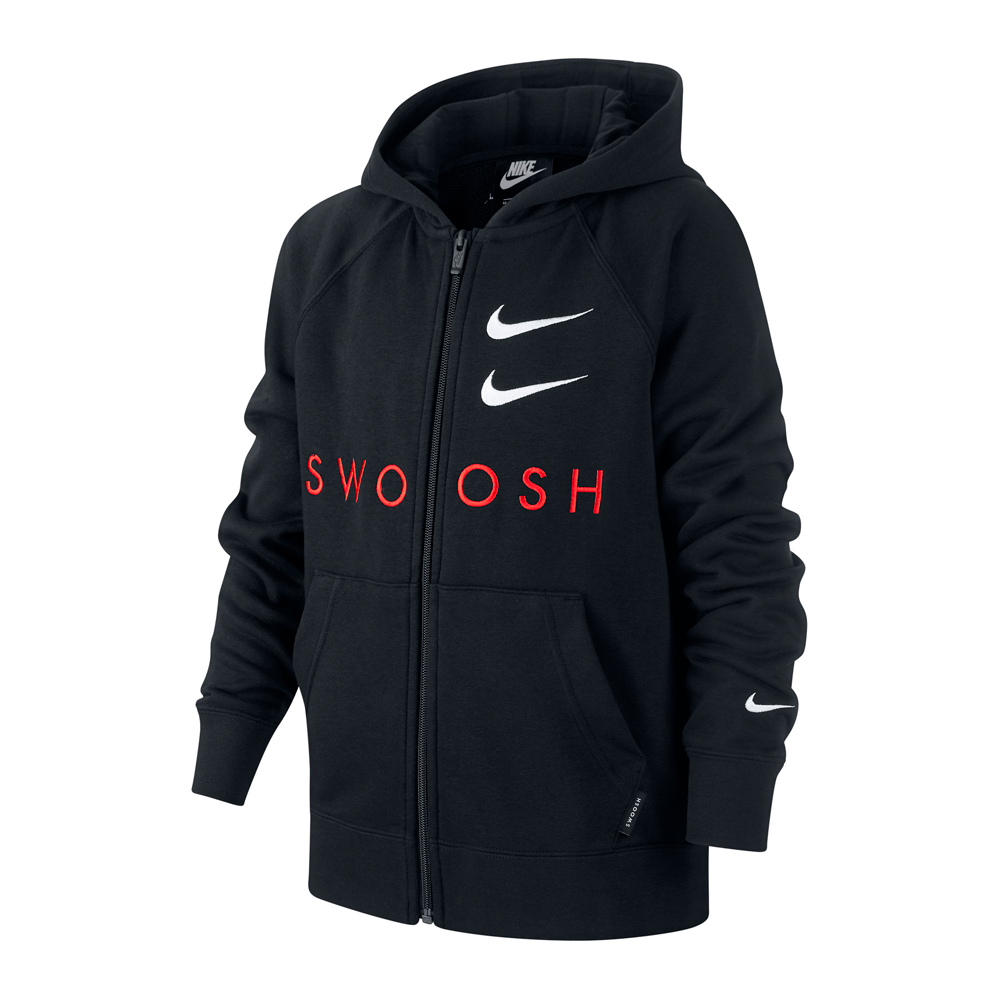 Толстовка Nike B NSW BF SWOOSH HOODED / Мужской / L / Черный photo 1