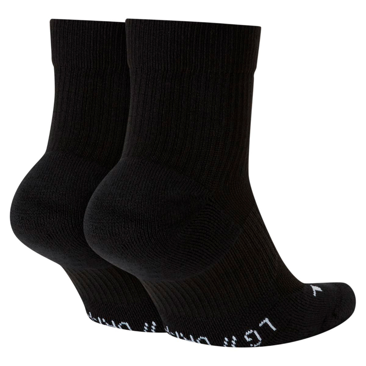 Sosete Unisex Nike U NK MULTIPLIER MAX ANKLE 2PR M Negru photo 2