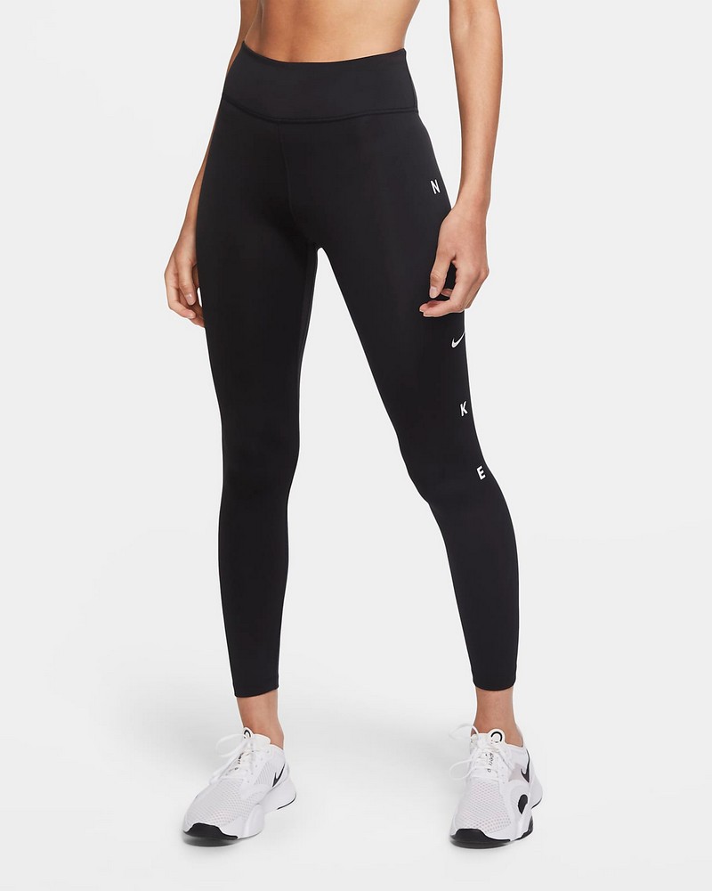 Легинсы Nike W ONE TIGHT NK GRX / Женский / XL / Черный photo 2