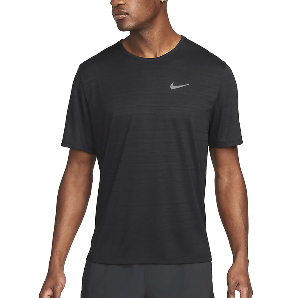 Tricou bărbătesc Nike M NK DF MILER TOP SS 2XL Negru photo 2