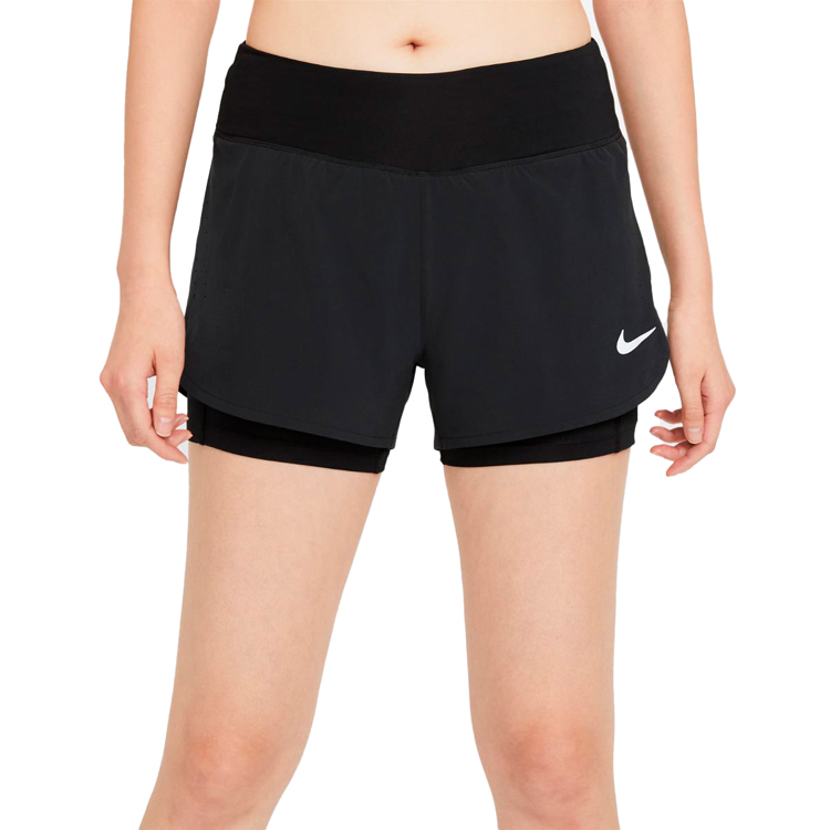 Sorti Nike W NK ECLIPSE 2IN1 SHORT / Femei / L / Negru photo 5