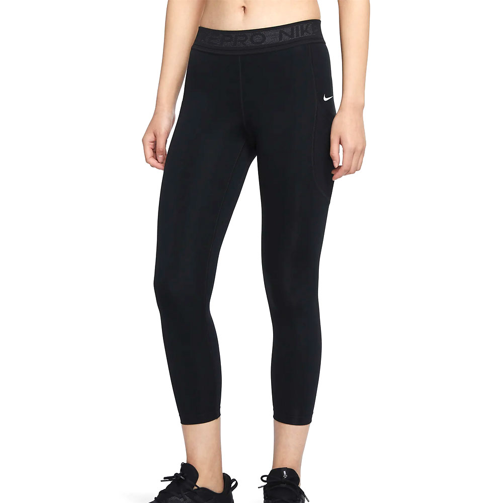 Легинсы Nike W NP TIGHT 7/8 FEMME NVLTY PP2 / Женский / L / Черный photo 1