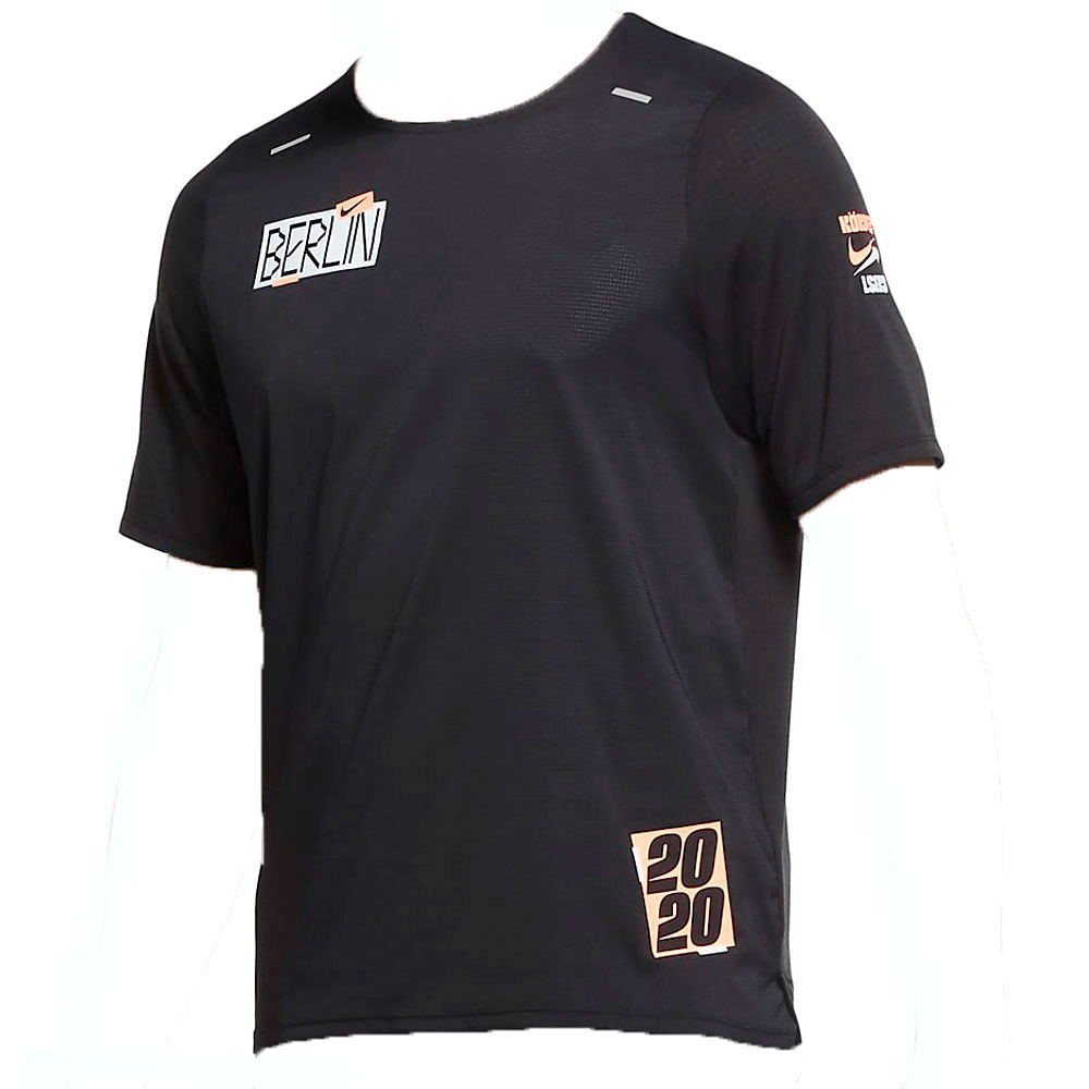 Tricou bărbătesc Nike M NK BLN RISE 365 TOP SS L Negru photo 1 Tricou bărbătesc Nike M NK BLN RISE 365 TOP SS L Negru photo 1
