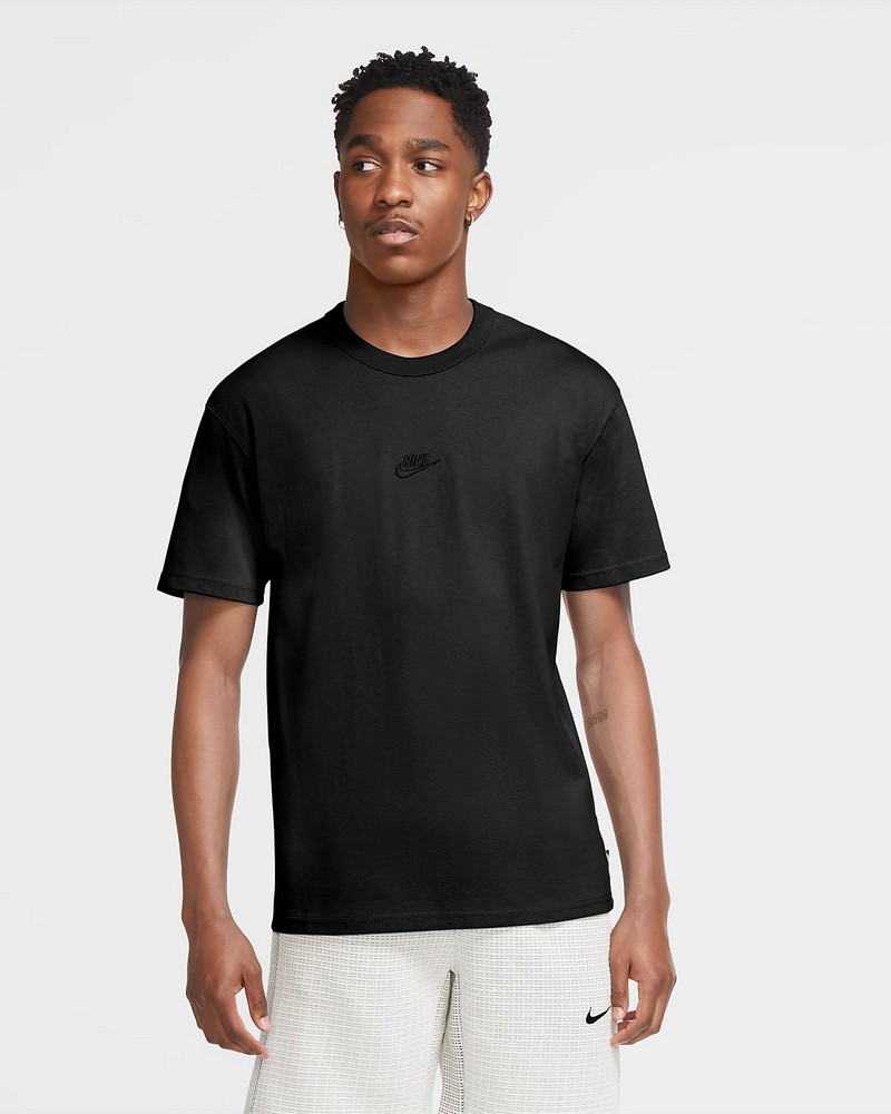Tricou bărbătesc Nike M NSW TEE PREMIUM ESSENTIAL L Negru photo 2