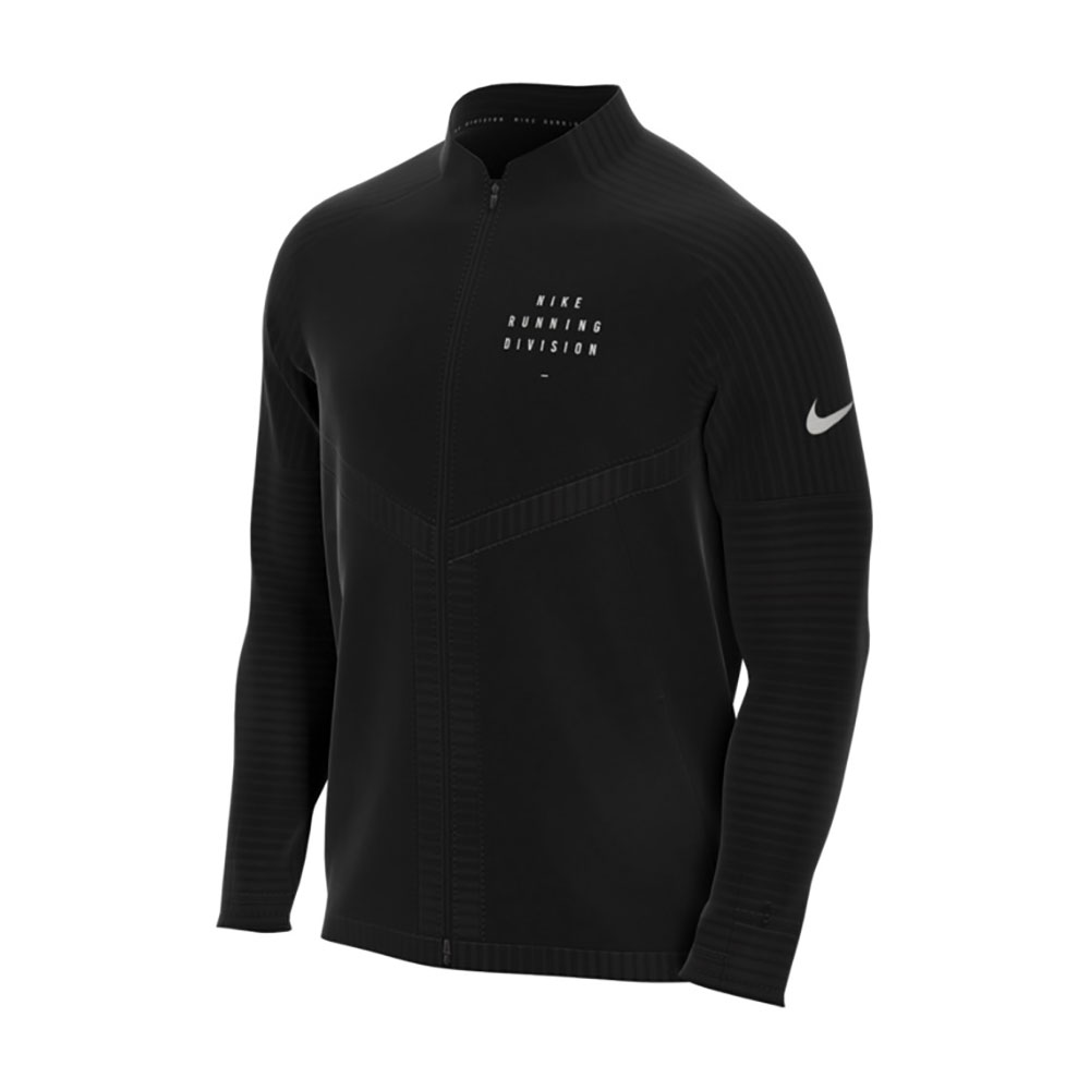 Hanorac pt bărbați Nike M NK DF RUN DVN ELEMENT FZ M Negru photo 1