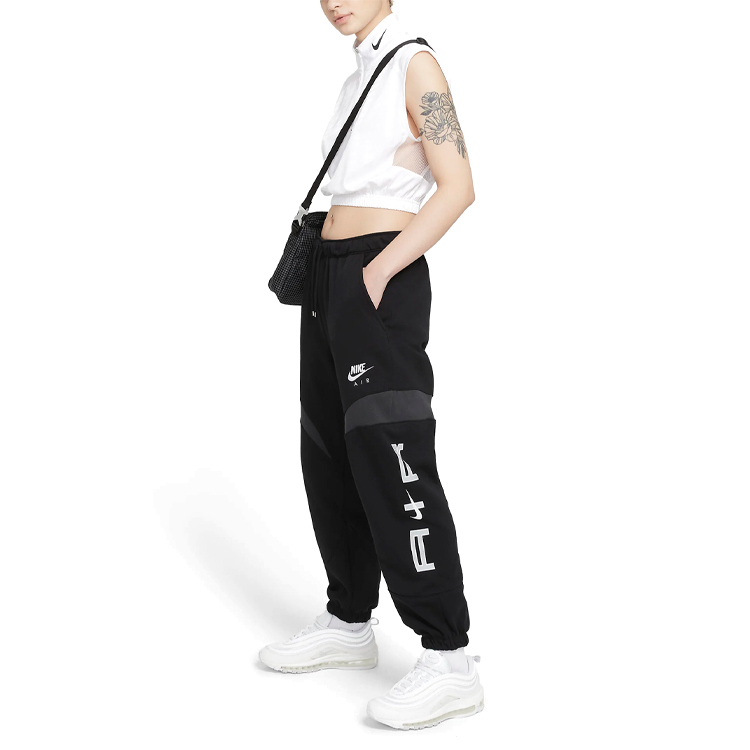 Брюки Nike W NSW AIR FLC MR JGGR XS Черный Женский photo 7