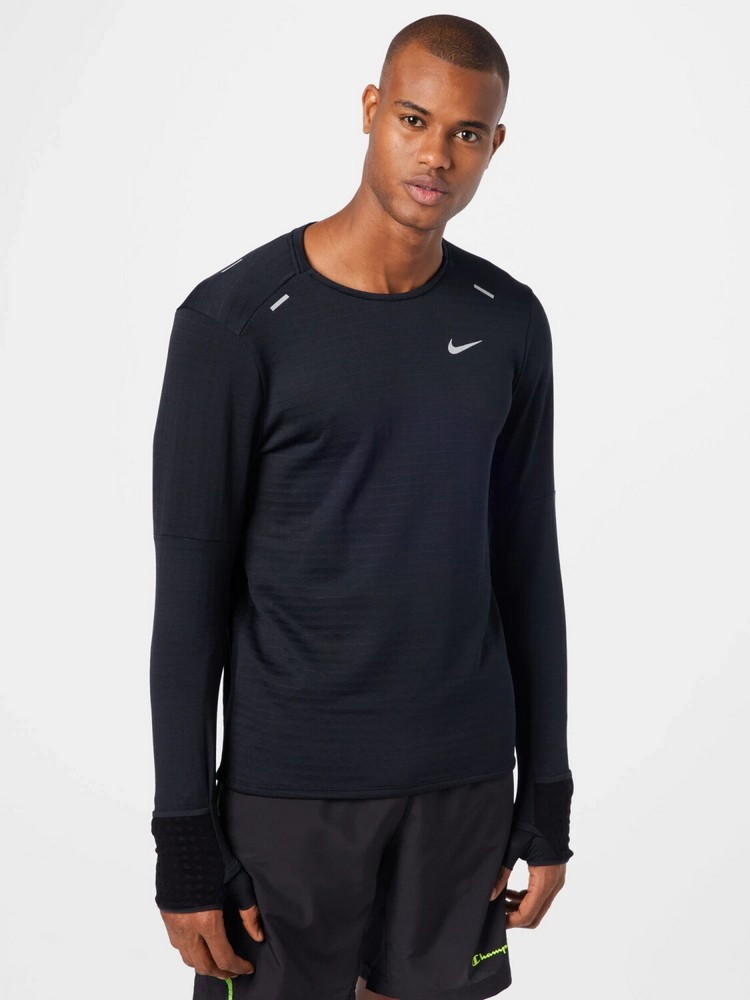 Hanorac pt bărbați Nike M NK TF RPL ELMNT CREW L Negru photo 2