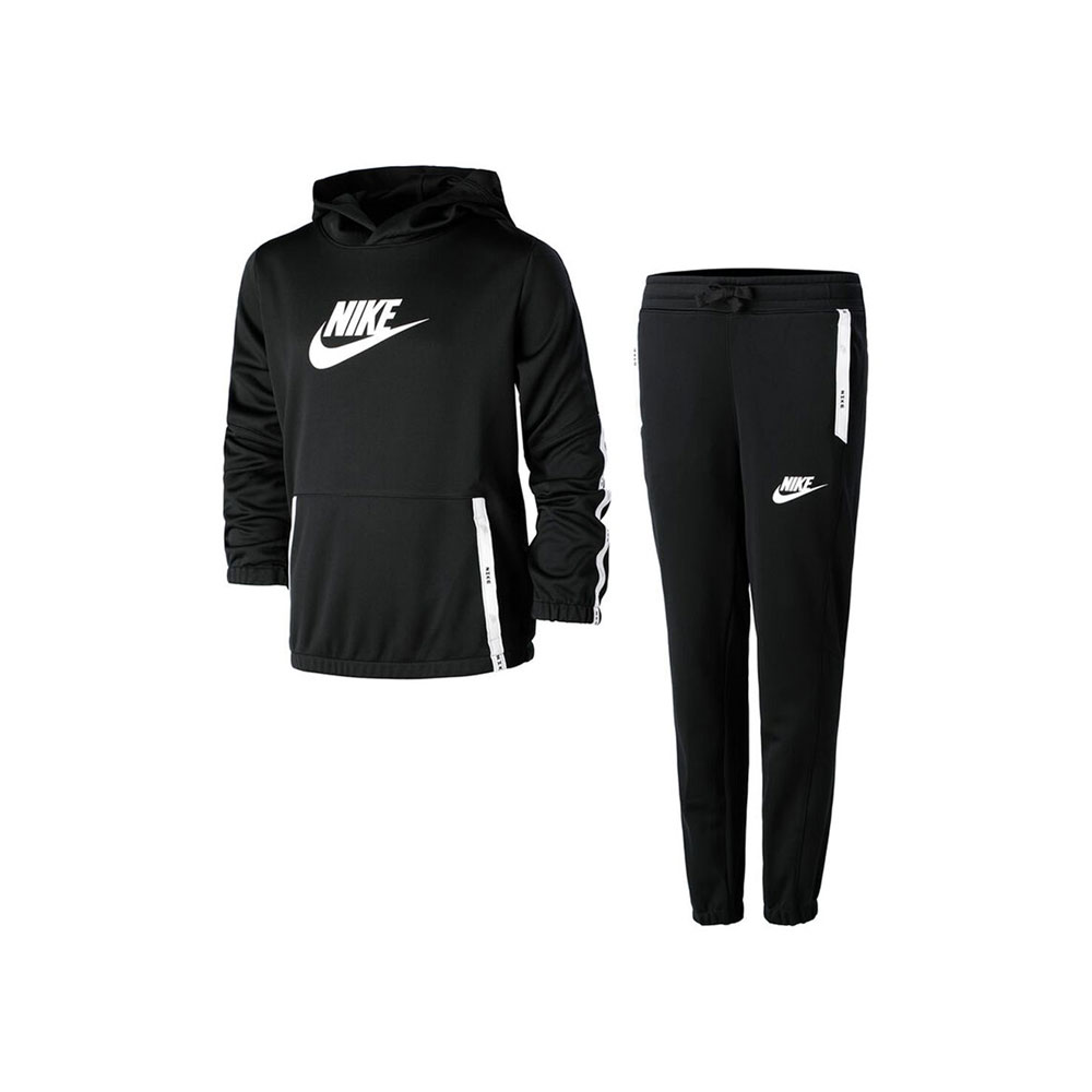 Costum sportiv Nike U NSW TRACKSUIT POLY PACK HOOK / Unisex / XL / Negru photo 1 Costum sportiv Nike U NSW TRACKSUIT POLY PACK HOOK / Unisex / XL / Negru photo 1