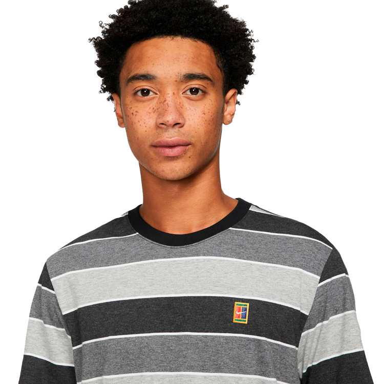 Tricou bărbătesc Nike M NKCT EMB STRIPES TEE L Gri photo 4