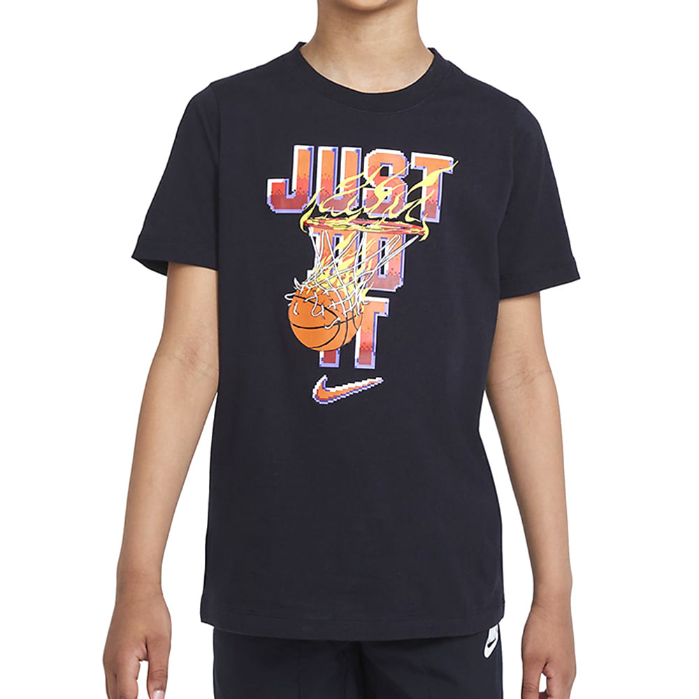 Футболка Nike B NSW TEE BASKETBALL GAMER JDI / Мужской / L / Черный photo 1