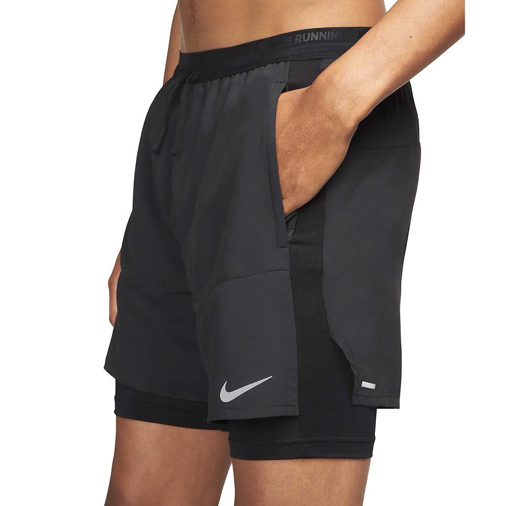 Sorti de bărbați Nike M NK DF STRIDE SHRT HYBRID XL Negru photo 2