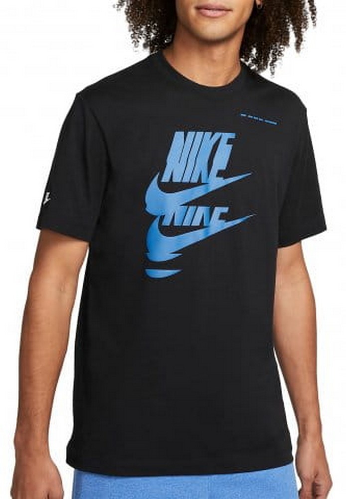 Tricou bărbătesc Nike M NSW ESS+ SPORT 1 TEE S Negru photo 2
