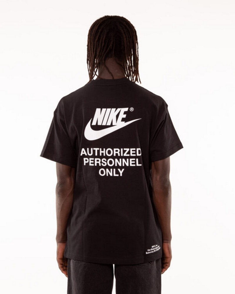 Tricou bărbătesc Nike M NSW AUTHRZD  PERSONNEL TEE S Negru photo 2