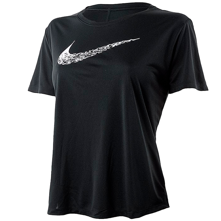 Tricou Nike W NK SWOOSH RUN SS TOP / Femei / L / Negru photo 1 Tricou Nike W NK SWOOSH RUN SS TOP / Femei / L / Negru photo 1