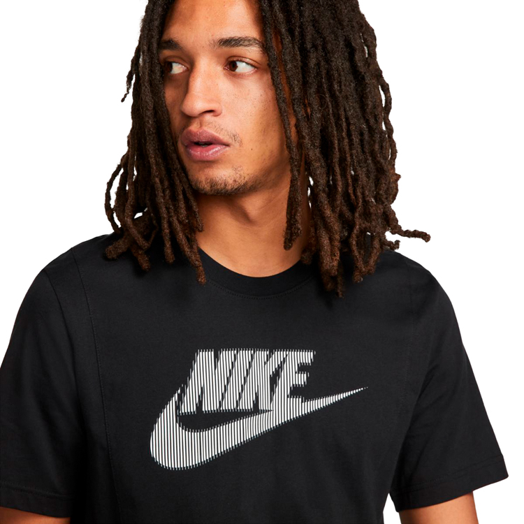 Tricou bărbătesc Nike M NSW HYBRID SS TOP XS Negru photo 4