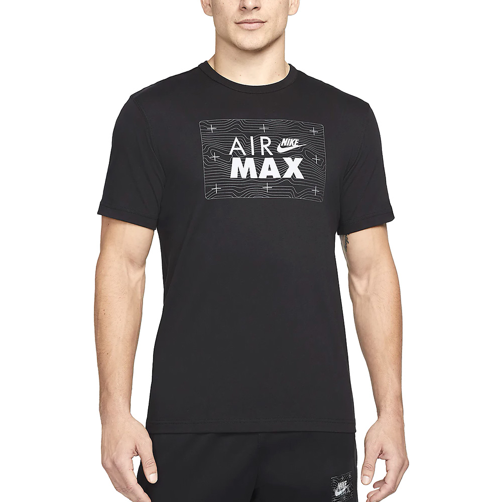 Tricou bărbătesc Nike M NSW AIR MAX SS TEE M Negru photo 1 Tricou bărbătesc Nike M NSW AIR MAX SS TEE M Negru photo 1