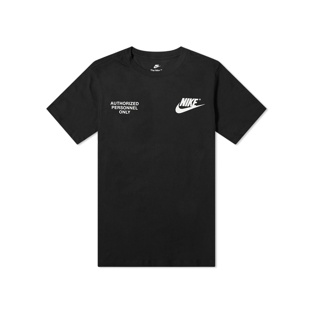 Tricou bărbătesc Nike M NSW TECH AUTH PERSONNEL TEE M Negru photo 1