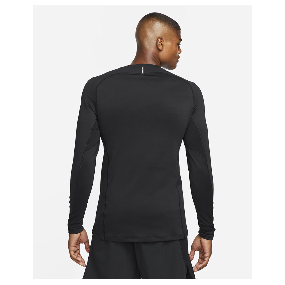 Hanorac pt bărbați Nike M NP TOP WARM LS CREW M Negru photo 2