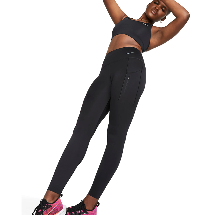 Легинсы Nike W NK DF GO MR TGHT / Женский / XL / Черный photo 2
