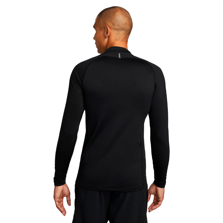 Hanorac pt bărbați Nike M NP TOP WARM LS MOCK S Negru photo 2