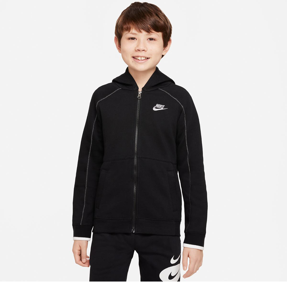 Hanorac Nike B NSW AMPLIFY FZ / Barbati / L / Negru photo 1 Hanorac Nike B NSW AMPLIFY FZ / Barbati / L / Negru photo 1