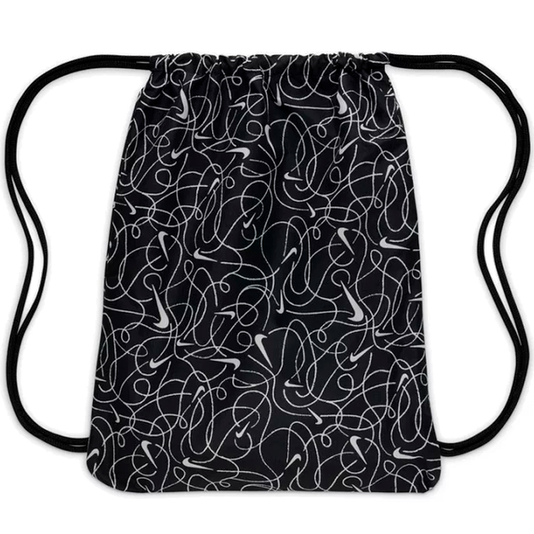 Мешок для обуви  Nike Y NK DRAWSTRING - CAT AOP 2/DR6129-010/Черный photo 3