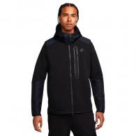 Hanorac Nike M NK TCH FLC OVERLAY FZ thumbnav 2