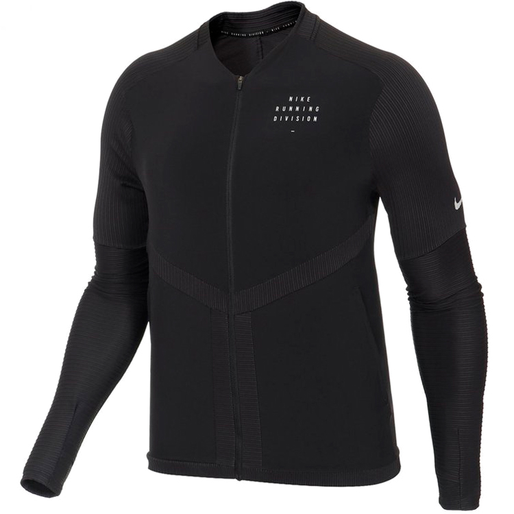 Hanorac pt bărbați Nike M NK DF RUN DVN ELEMENT FZ NFS M Negru photo 1