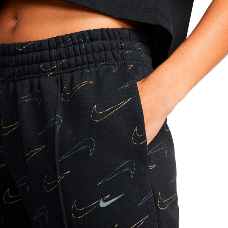 Брюки Nike W NSW FLC TREND PANT CF AOP XS Черный Женский photo 2