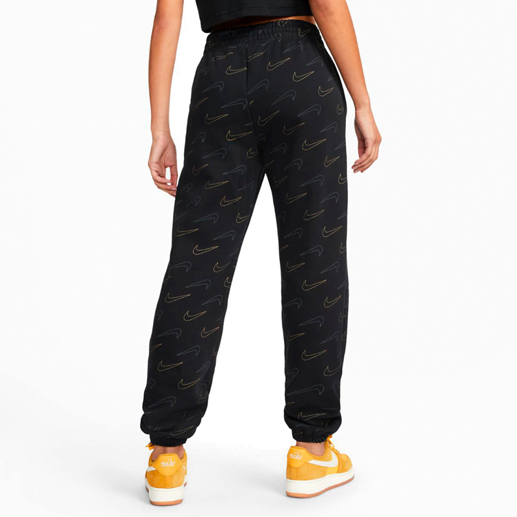Брюки Nike W NSW FLC TREND PANT CF AOP XS Черный Женский photo 3
