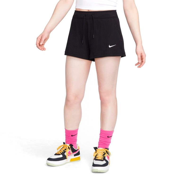 Шорты Nike W NSW RIB JRSY SHORT XL Черный Женский photo 2
