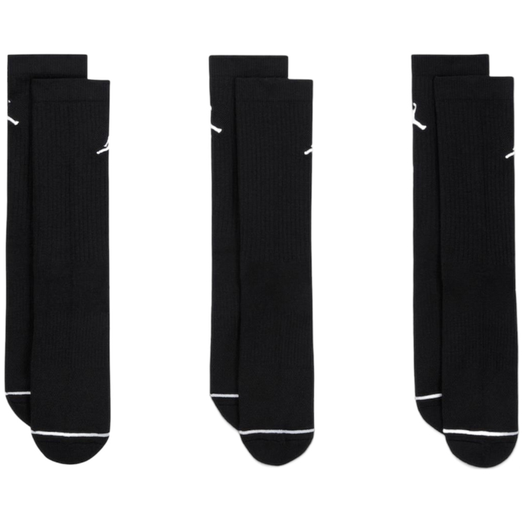 Носки Унисекс Nike U J ED CUSH POLY CREW 3PR L Черный photo 2