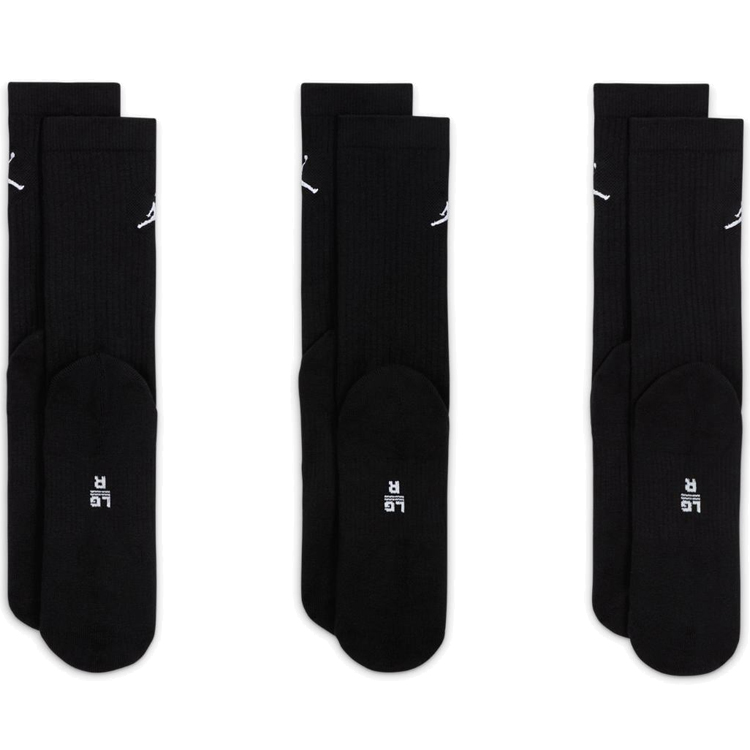Носки Унисекс Nike U J ED CUSH POLY CREW 3PR L Черный photo 4