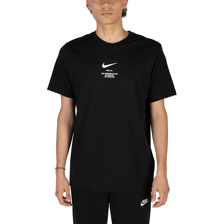 Tricou bărbătesc Nike M NSW TEE BIG SWOOSH L Negru photo 3