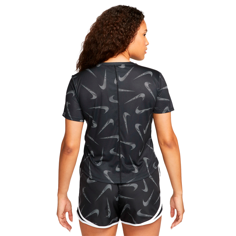 Tricou Nike W NK DF SWOOSH AOP SS CROP / Femei / M / Negru photo 3