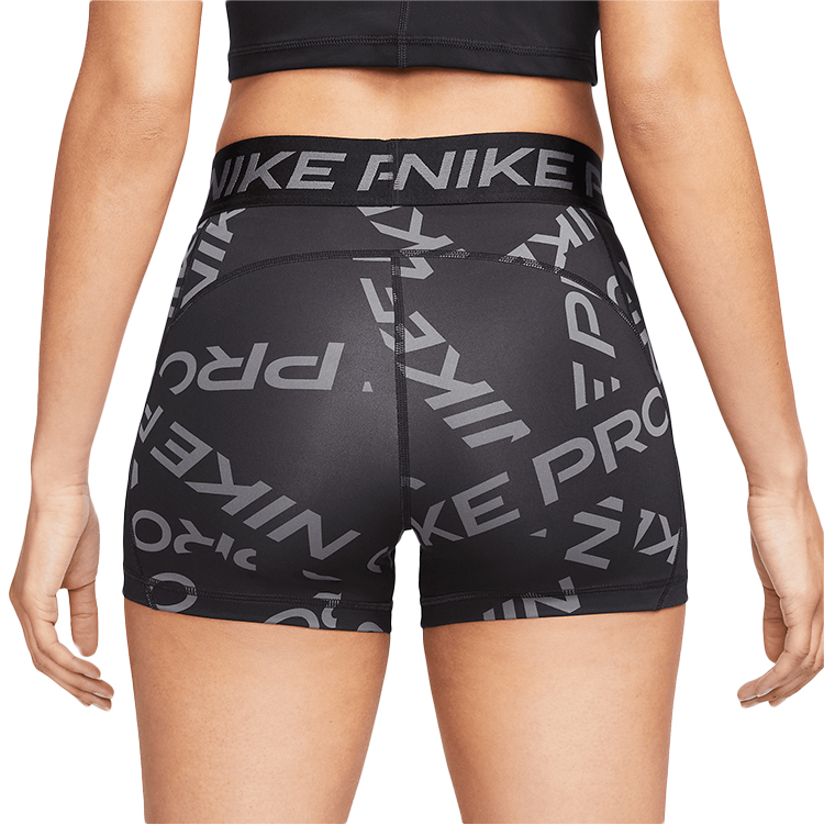 Шорты Nike W NP DF MR 3IN SHORT AOP / Женский / XS / Черный photo 2