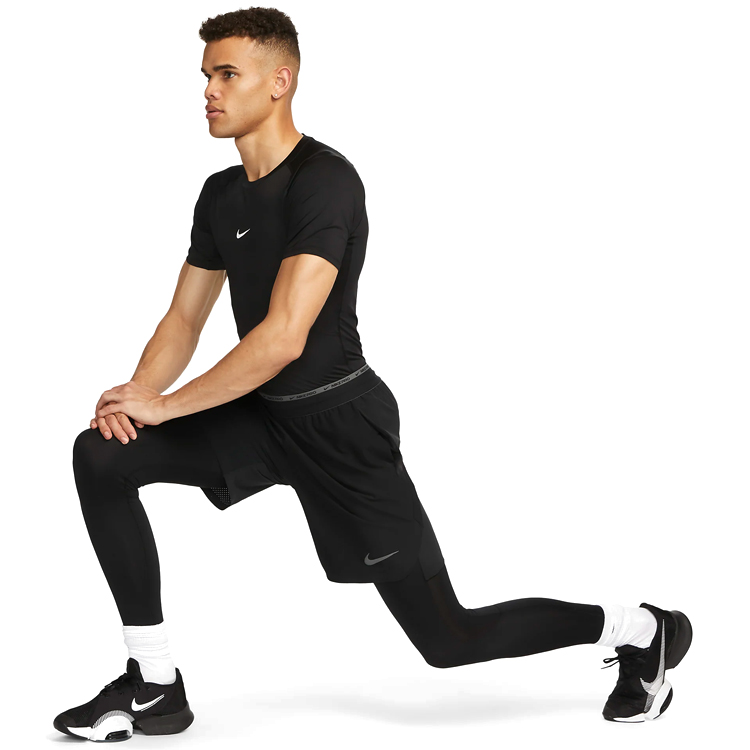 Tricou bărbătesc Nike M NP DF TIGHT TOP SS S Negru photo 3