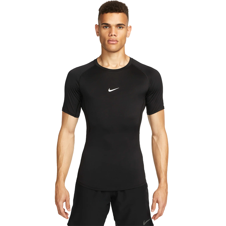 Tricou bărbătesc Nike M NP DF TIGHT TOP SS S Negru photo 4