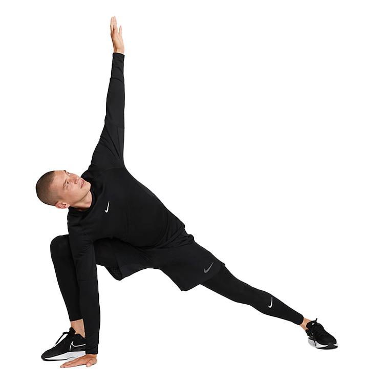 Hanorac pt bărbați Nike M NP TOP WARM LS CREW L Negru photo 3