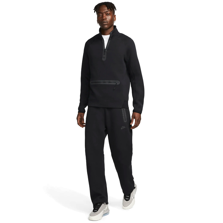 Hanorac pt bărbați Nike M NK TCH FLC HZ TOP 2XL Negru photo 2