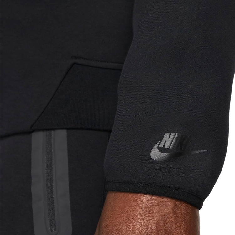 Hanorac pt bărbați Nike M NK TCH FLC HZ TOP 2XL Negru photo 3
