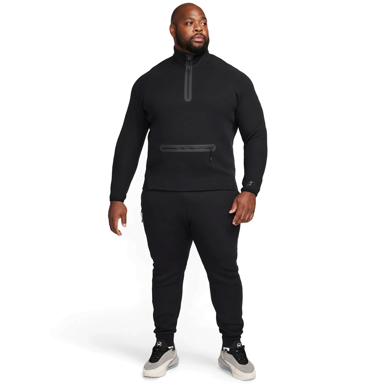Hanorac pt bărbați Nike M NK TCH FLC HZ TOP 2XL Negru photo 5