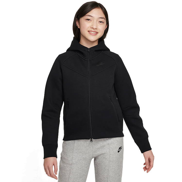 Hanorac Nike G NSW TCH FLC HD FZ LS / Femei / XL / Negru photo 1 Hanorac Nike G NSW TCH FLC HD FZ LS / Femei / XL / Negru photo 1
