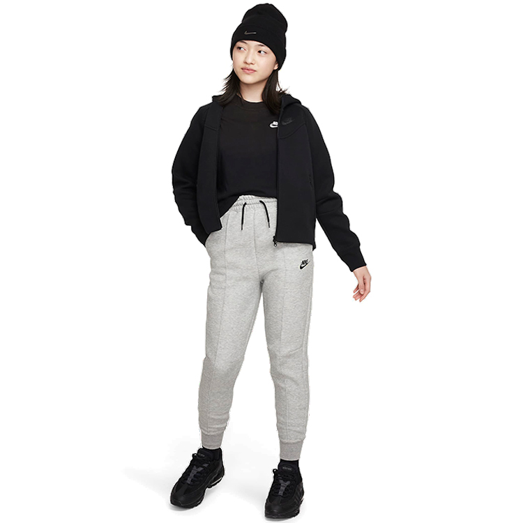 Hanorac Nike G NSW TCH FLC HD FZ LS / Femei / XL / Negru photo 3