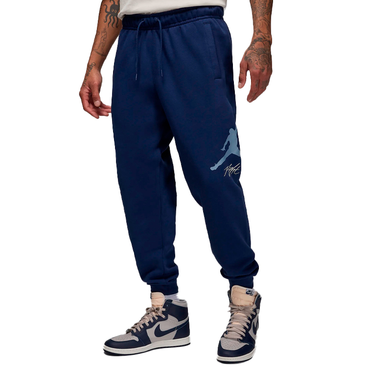 Брюки Nike M J ESS FLC BASELINE PANT M Синий Мужской photo 2